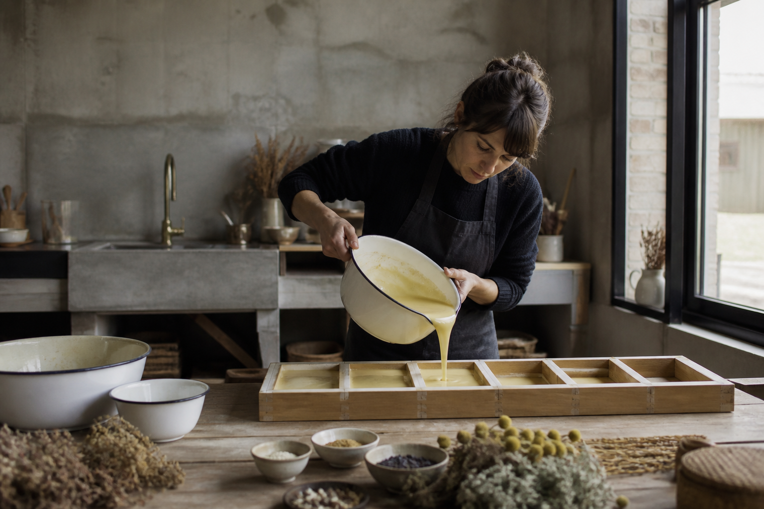 Fabrication artisanale de savon